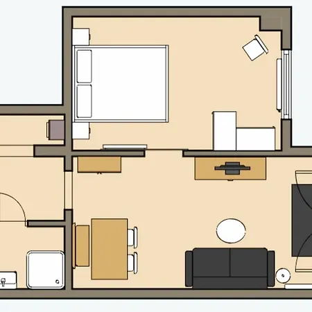 Daire Ferienwohnung, Ca 40 Qm *